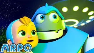 👽The Aliens Are Here 👽 | ARPO | Educational Kids Videos | Moonbug Kids