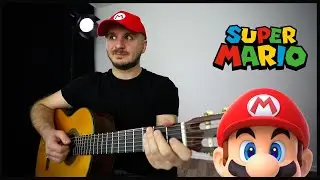 Супер Марио на гитаре, простая версия!