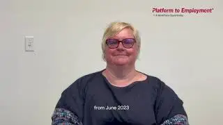 Platform to Employment Success Story: Jenifer O'Looney