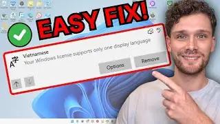 Fix: Windows License Only Supports One Display Language Easy Solution! ✅