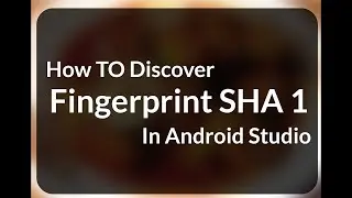 How to get SHA1 or MD5 fingerprint in Android studio
