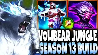 Jungle Season 13 Volibear JakSho Build BROKE ~ 3x SHIELDS & HEALS - LoL Voli Preseason 2023 Gameplay