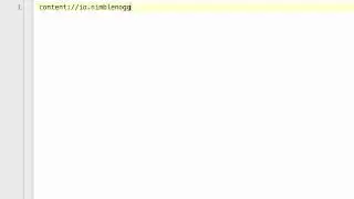 ContentProvider: Using URI's to identify content