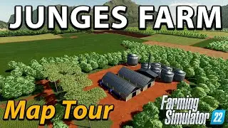 JUNGES FARM MAP TOUR! 🗺️ GRAINMAN TRAVELS ✈️