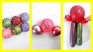 Compilation ASMR Various Water Colors | Happy Smiling Balloon Pop Reverse #asmr #balloonpopping