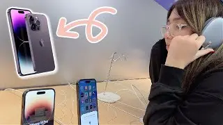 iPhone 14 Shopping at the Apple Store Vlog