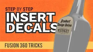 Fusion 360: How to Insert Decals and Labels in Autodesk Fusion 360 | 