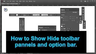 Illustrator Options Bar Missing || Missing pannels || Illustrator Toolbar Missing ,adobe illustrator