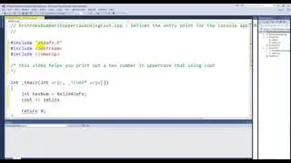 Using cout to print a number in hex format with uppercase in C++