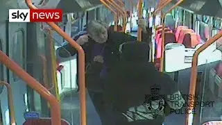 Man stabbed 18 times in 25 seconds on train