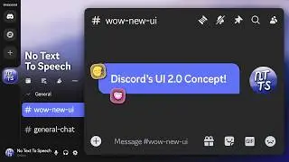 Discords Next-Gen Redesign Concept! (and some experimental features)