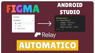 CONVIERTE diseños de FIGMA A JETPACK COMPOSE AUTOMATICAMENTE con RELAY - De figma a composable