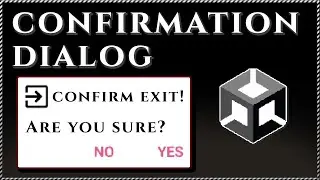 { How to EXIT GAME in Unity with CONFIRMATION DIALOG }