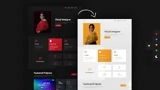 Advanced Personal Portfolio From Scratch with Theme Customization