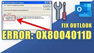 FIX - Outlook Error Code: 0x8004011D