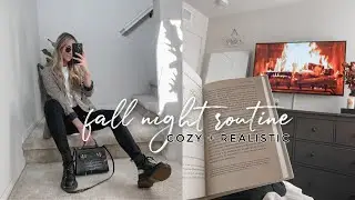 FALL NIGHT ROUTINE 2020 | cozy and relaxing *realistic* night routine