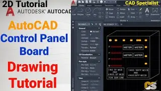 AutoCAD Electrical control Panel Board Drawing Tutorial for Electrical, Electronic Telecommunication