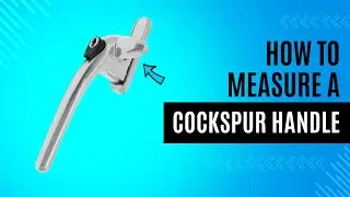 Cockspur Window Handle Fitting, How to Measure The Stack Height Correctly