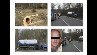 Na cisternu na komunikaci ve správě ŘSD spadl ztrouchnivělý strom a zemřel hasič Pavel (†53)