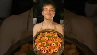 #сынжарит Пасту с соусом из креветочных панцирей