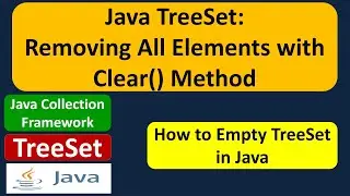 Java TreeSet: Removing All Elements with Clear() Method