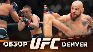 ОБЗОР UFC FN: Роуз Намаюнас - Трэйси Кортез | Муслим Салихов, Сантьяго Понзиниббио, Добер,  Силва