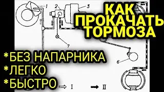 Как прокачать тормоза в одиночку, легко и быстро. Прокачка тормозной системы в одиночку / одному.