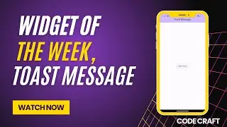 Toast Message in Flutter | Widget of the Week | Tutorial in Hindi/Urdu