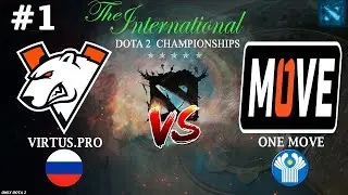 ПЕРВЫЙ МАТЧ НА ВЫЛЕТ НА КВАЛАХ! | Virtus.Pro vs One Move #1 (BO3) The International 2024