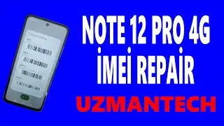 Note 12 Pro 4G (sweet_k6) imei repair nasıl yapılır