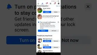 how to accept friend request in facebook #friendrequestaccept #facebookfriends