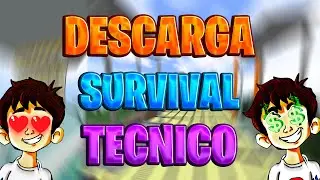 ⚡Este SURVIVAL TECNICO te IMPRESIONARÁ💖 | 🔥DESCARGA SURVIVAL TECNICO MINECRAFT BEDROCK 1.19📈