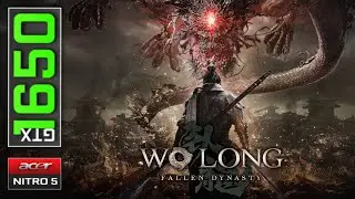 Wo Long: Fallen Dynasty - GTX 1650 Benchmark | Acer Nitro 5 Gaming Test | Ryzen 5 3550H