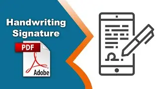 How to add handwriting to a digital signature box in pdf (Prepare Form) using Adobe Acrobat Pro DC