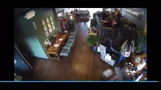 Customers flee N.J. coffee shop as earthquake hits