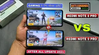 Redmi Note 9 Pro Vs Redmi Note 8 Pro Pubg (Bgmi) Test 2021😍| Bgmi Test After Update| Bgmi Comparison