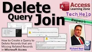 How to Create a Query to Delete Records that are Missing Related Records in Microsoft Access