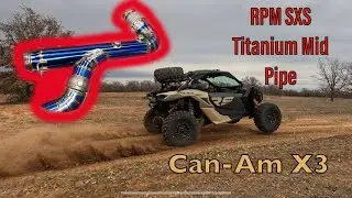 RPM Titanium 3 Inch Shocker Pipe Sound for Can-am X3