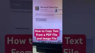 How to copy text from any image using Microsoft Power Toys