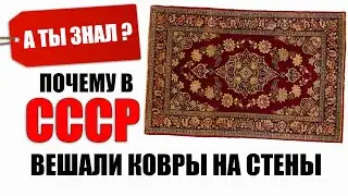 Для чего в СССР вешали Ковры на стены ? А ты знал?