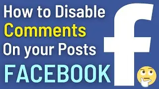 How to Turn Off Facebook Comments for your Posts [ Only For FB Group Posts ] Disable Comments