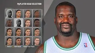 SHAQ FACE CREATION NBA 2K21! HOW TO BUILD SHAQUILLE O'NEAL IN 2K21!