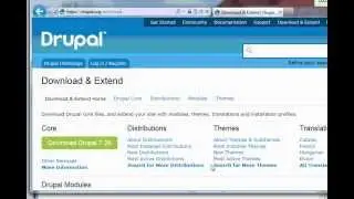 Example CMS installation with Drupal 6 3 on Centos 5