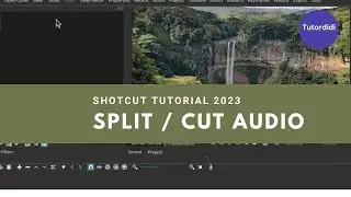 How To Split Or Cut Audio In Shotcut Video Editor - Shotcut Tutorial 2023 #5