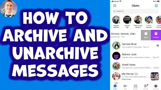 How To Archive And Unarchive Messages On Facebook Messenger(2023)