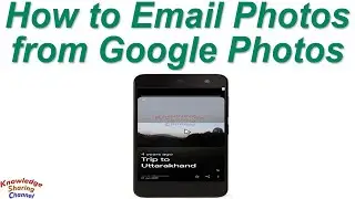 How to Email Photos from Google Photos