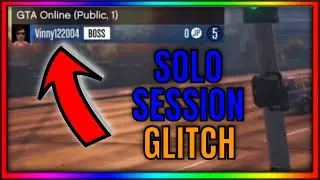 GTA ONLINE - How to get in a solo public session glitch on ps4. (After patch 1.50)