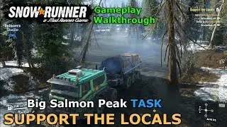 SnowRunner - Support the Locals | Big Salmon Peak Task - Yukon, Canada | Phase 2