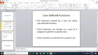 003 lect 02 user defined Function