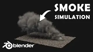 SMOKE SIMULATION with Dynamic Paint - Blender 4.2 (Tutorial)